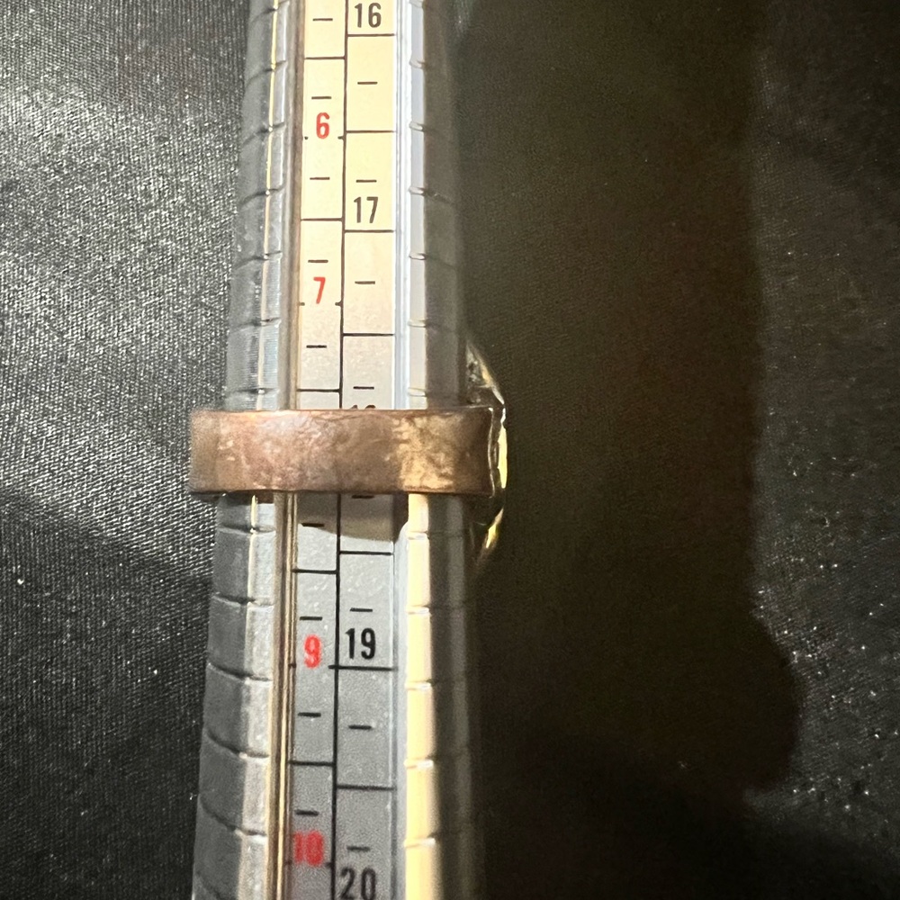 Statement Silver Tone Peruvian Sunburst Ring - image 6